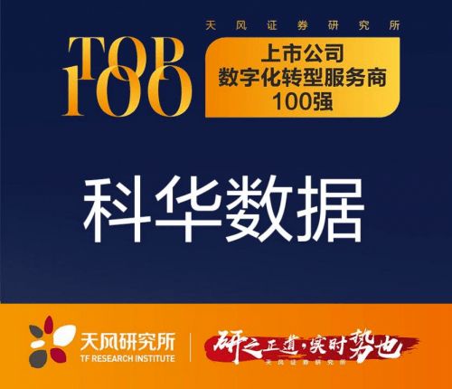 科華數據入選“世界互聯網大會·上市公司數字化轉型服務商100強”，領跑工業互聯網數據服務賽道